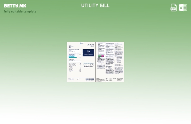 Модерен стил страници за сметки за комунални услуги на Ireland Bord Gáis Energy,